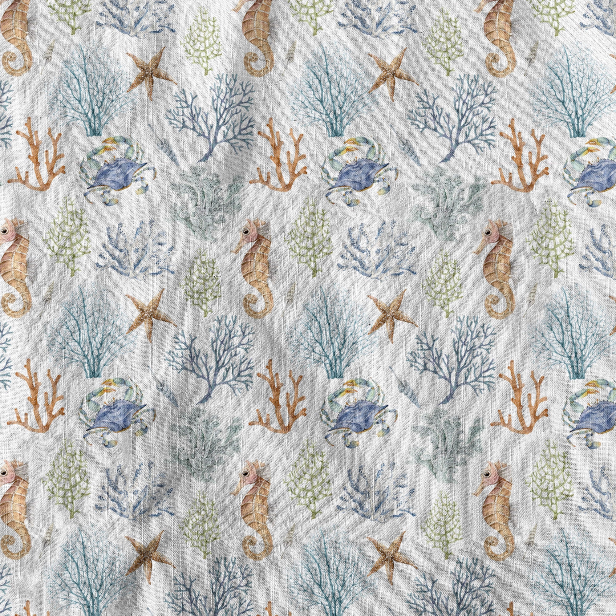 Ocean Animals Hawaiian Button Up Shirt, Optopus Summer Beach Shirt - The Palmix