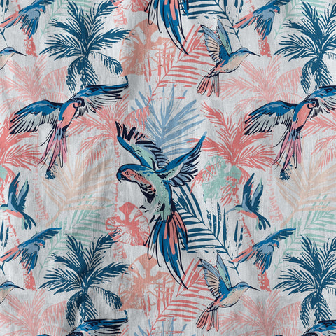 Flying Bird Aloha Flowers Hawaii Shirt, Hibiscus Hawaii Shirt - The Palmix