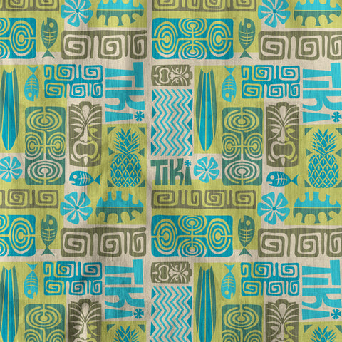 Exotic Tiki Pattern Hawaii Shirt, Hibiscus Hawaii Shirt - The Palmix