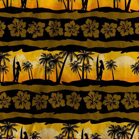 Vintage Sunset Hawaii Shirt for Men, Aloha Pattern Hawaii Shirt - The Palmix
