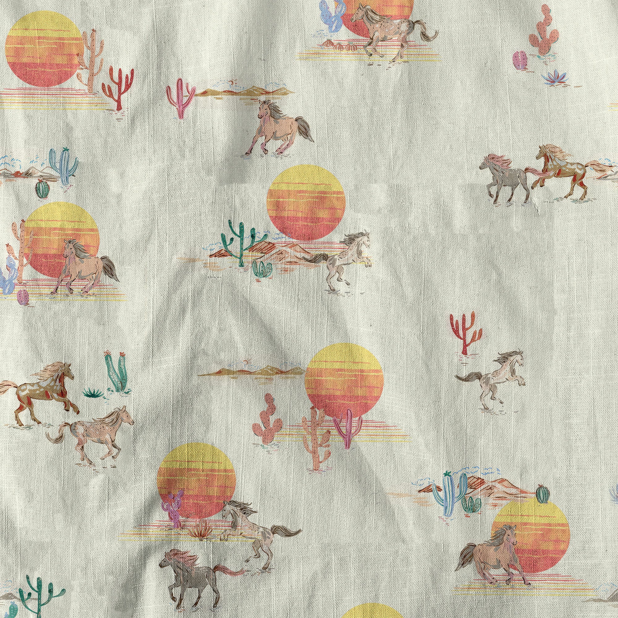 Horses Running Desert Western Hawaiian Shirt Desert Summer Beach Aloha Shirt - The Palmix
