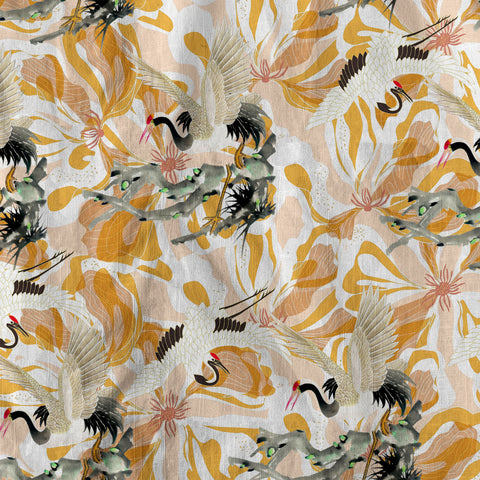 Tropical Birds in Exotic Flowers Wildlife and Plants Floral Colorful Shirt - The Palmix