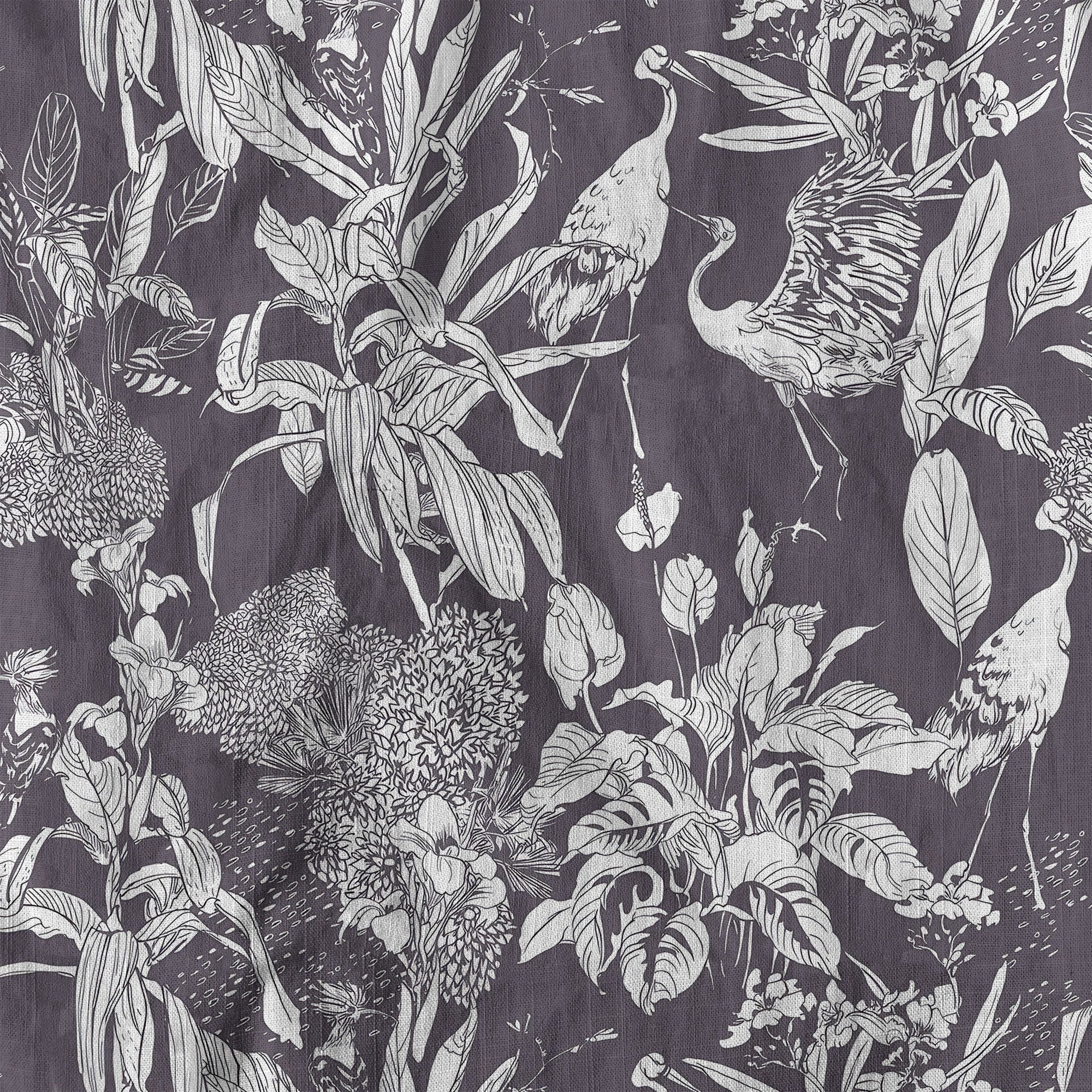 Tropical Birds in Exotic Flowers Wildlife and Plants Floral Colorful Shirt - The Palmix