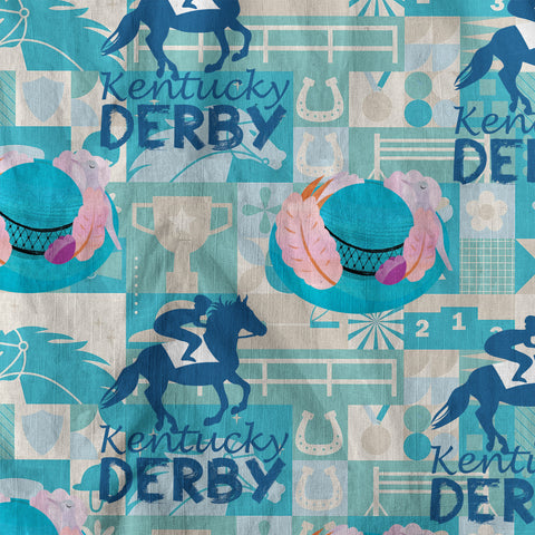 Derby Day Jockey Riding Jumping Horse Hawaiian Shirt Derby Hat Shirt - The Palmix