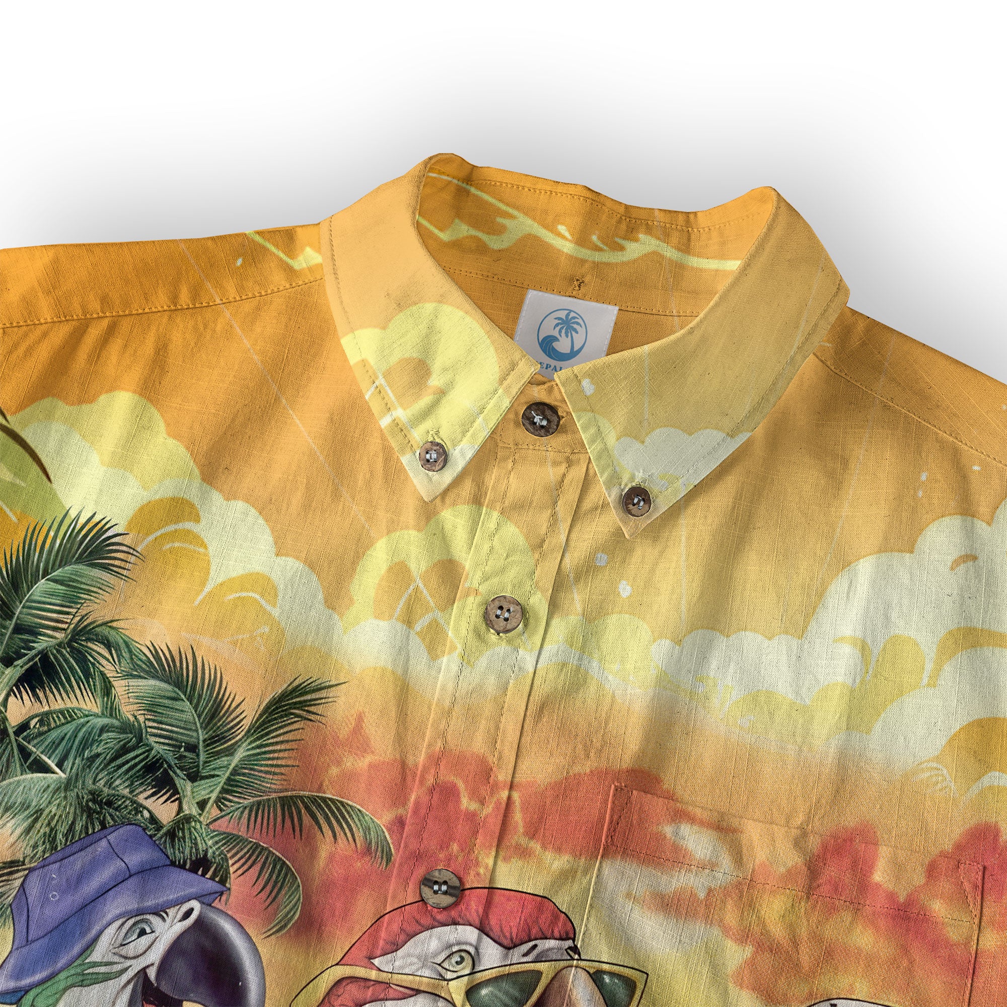 Parrot Aloha Hawaiian Shirt, Tropical Aloha Hawaiian Shirt - The Palmix