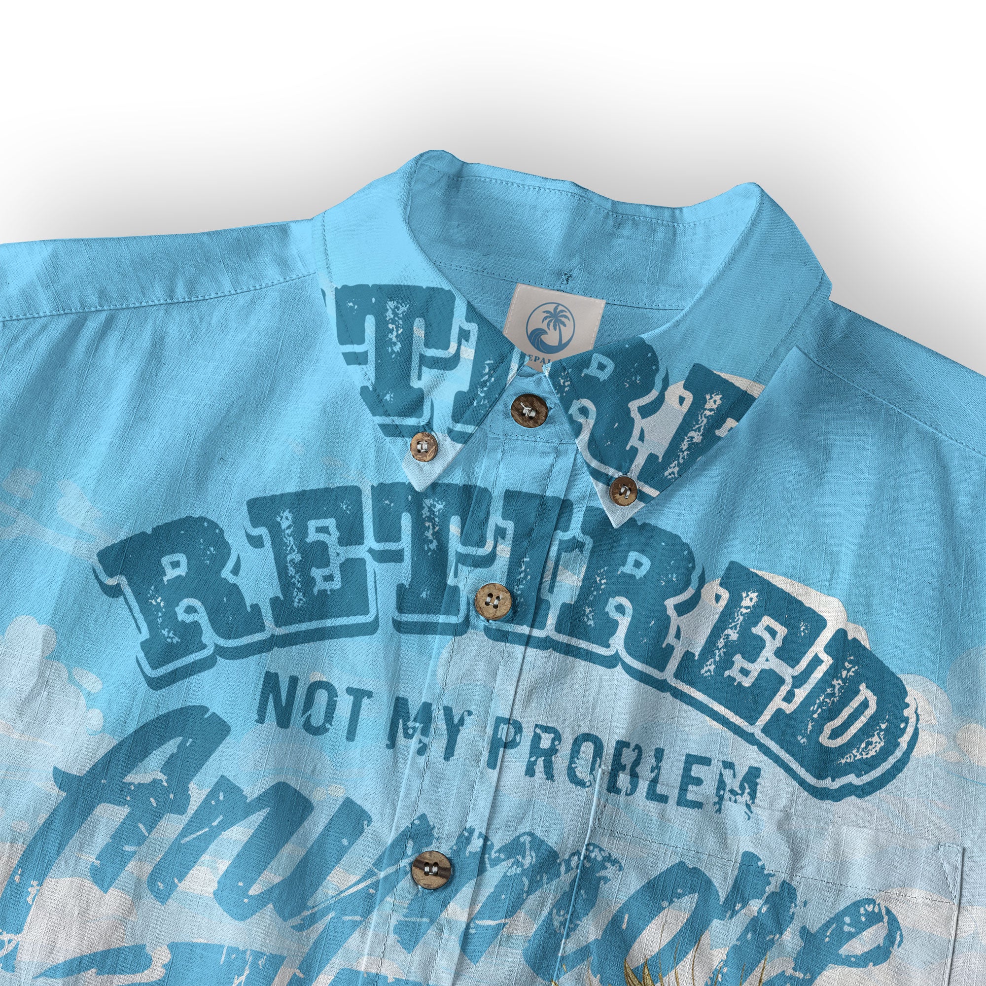 Retired Not My Problem Anymore Parrot Hawaiian Shirt - The Palmix