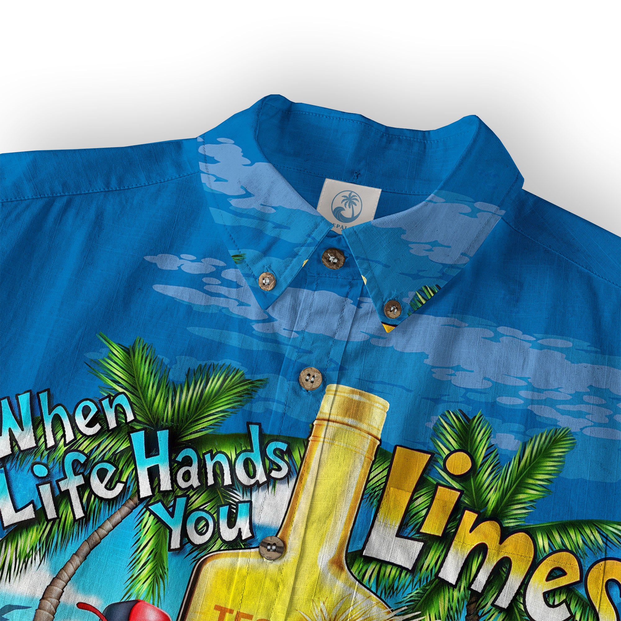 When Life Hands You Limes Parrot Hawaiian Shirt, Tequlia Parrot Hawaiian Shirt