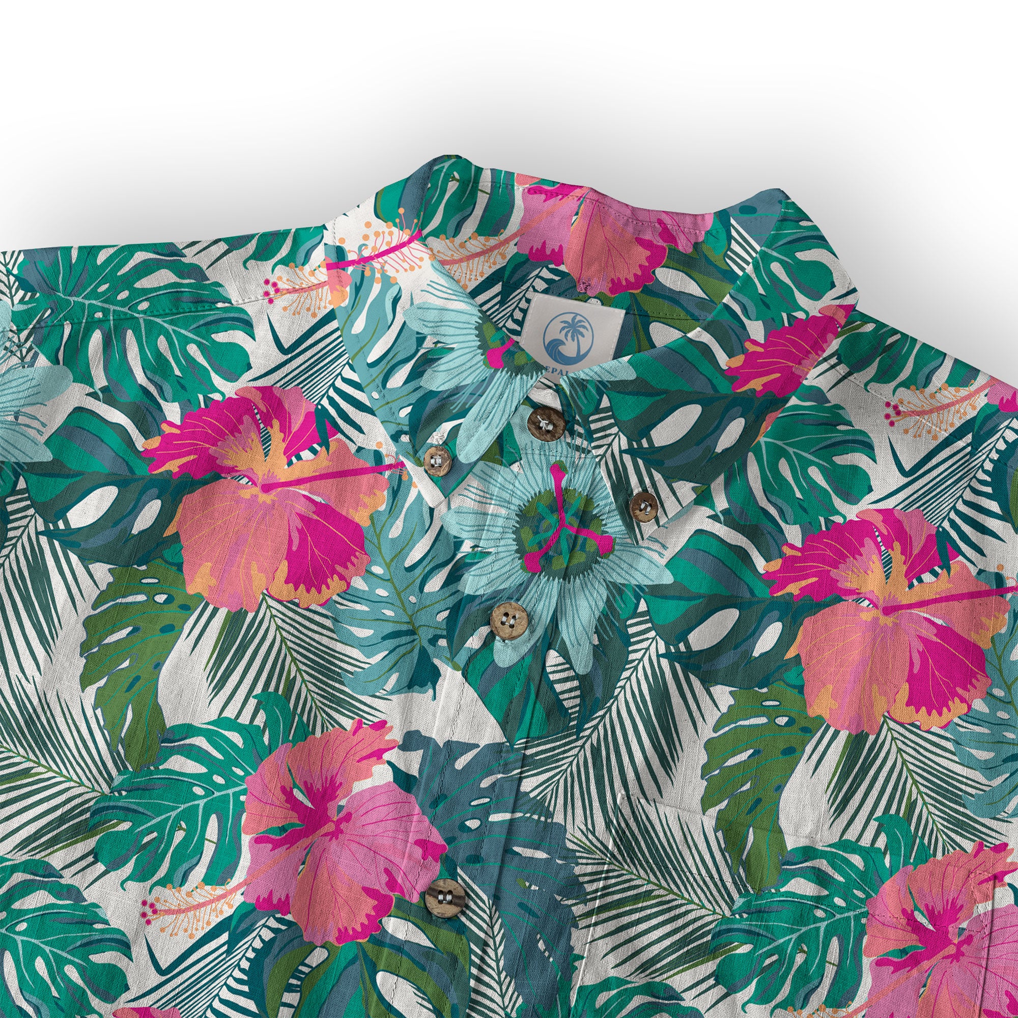 Flowers Hawaii Pattern Shirt, Aloha Hawaiian Shirt - The Palmix