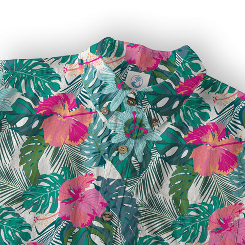 Flowers Hawaii Pattern Shirt, Aloha Hawaiian Shirt - The Palmix