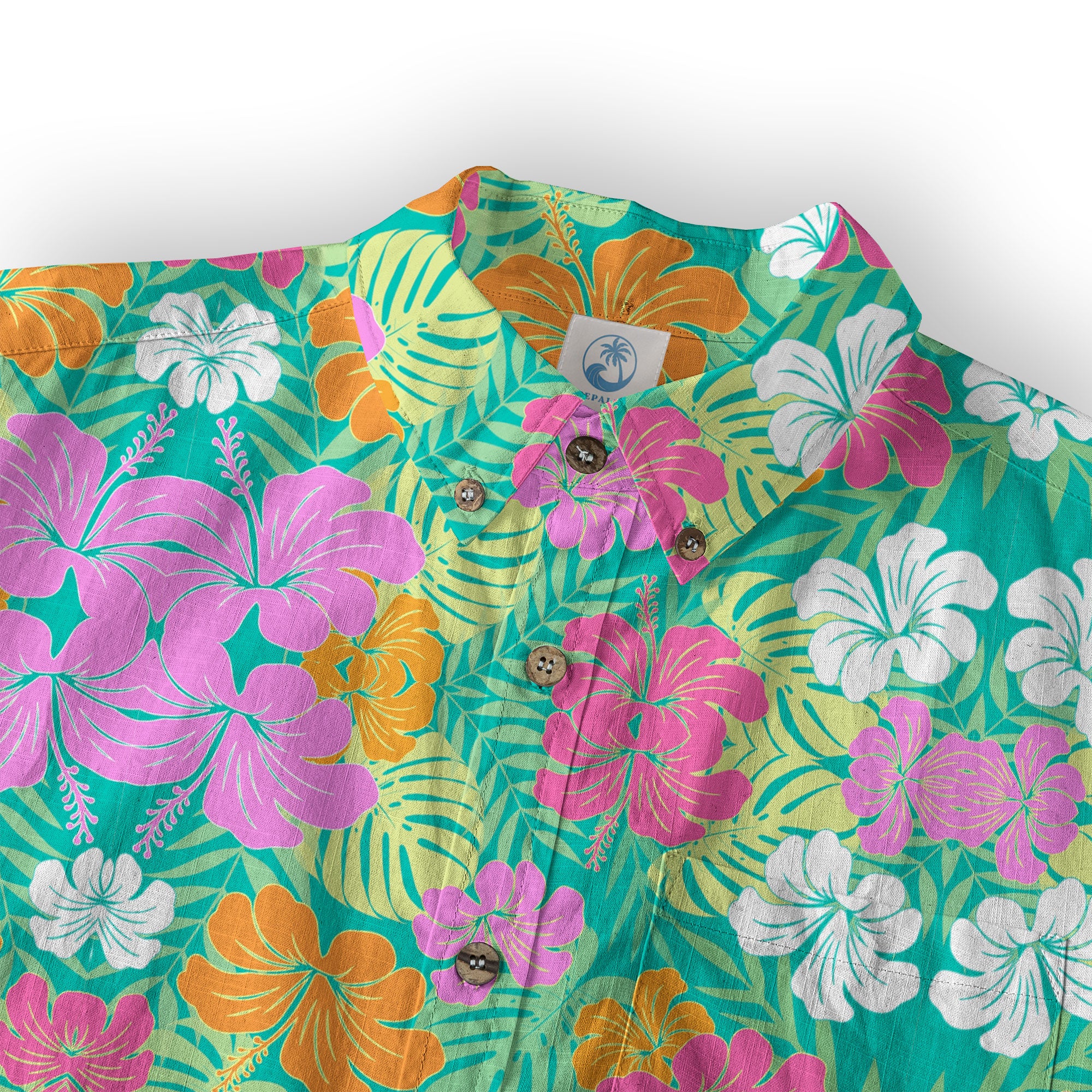 Aloha Flowers Hawaii Shirt, Hibiscus Hawaii Shirt - The Palmix