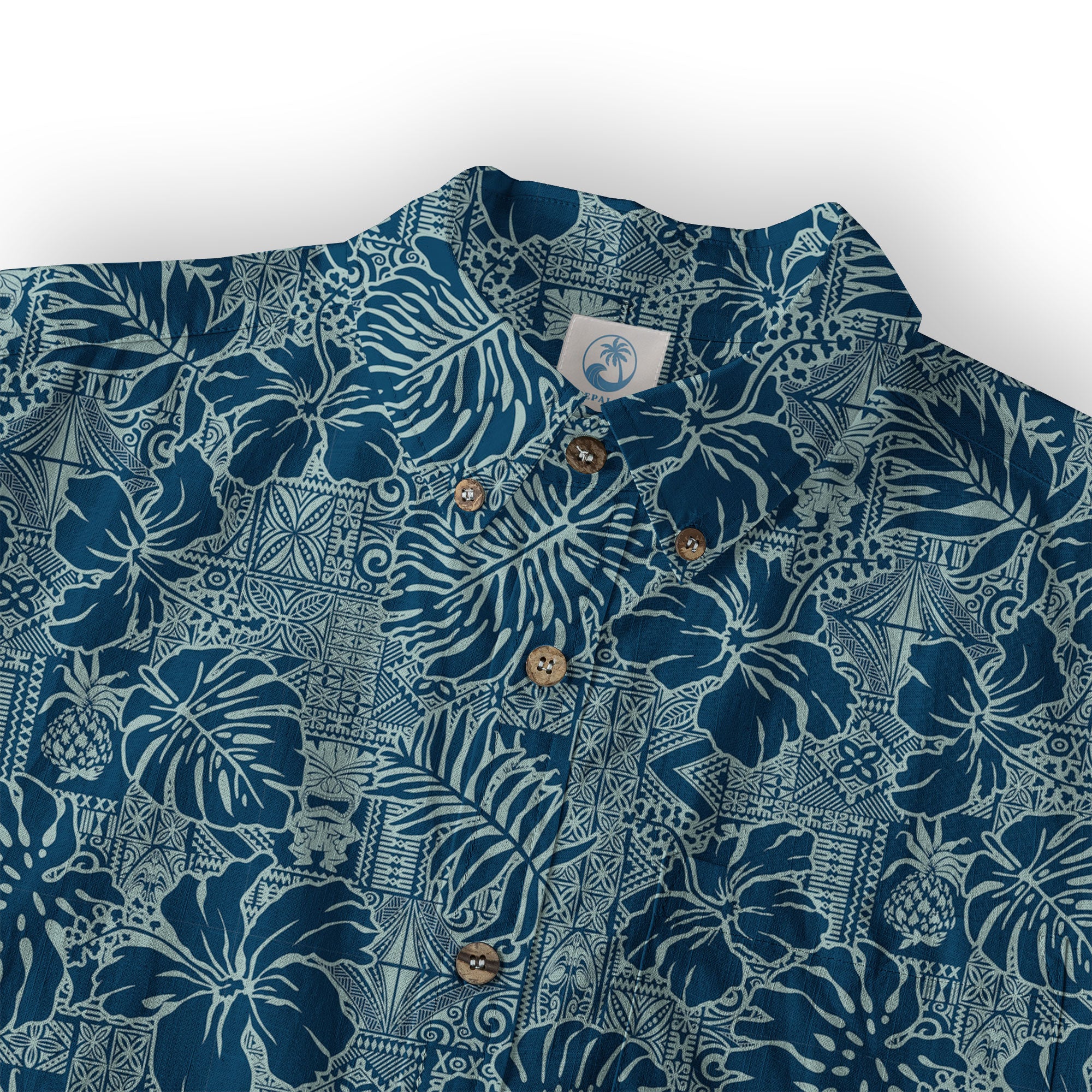 Vintage Hawaiian Style Pattern Hawaii Shirt, Hibiscus Hawaii Shirt - The Palmix
