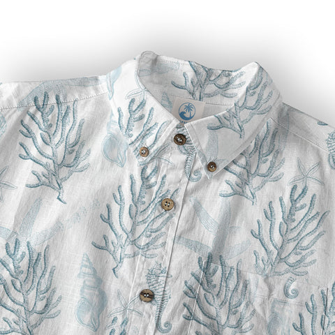 Sea Ocean Animals Women's Hawaiian Shirt, Ocean Animals Hawaiian Shirt - The Palmix