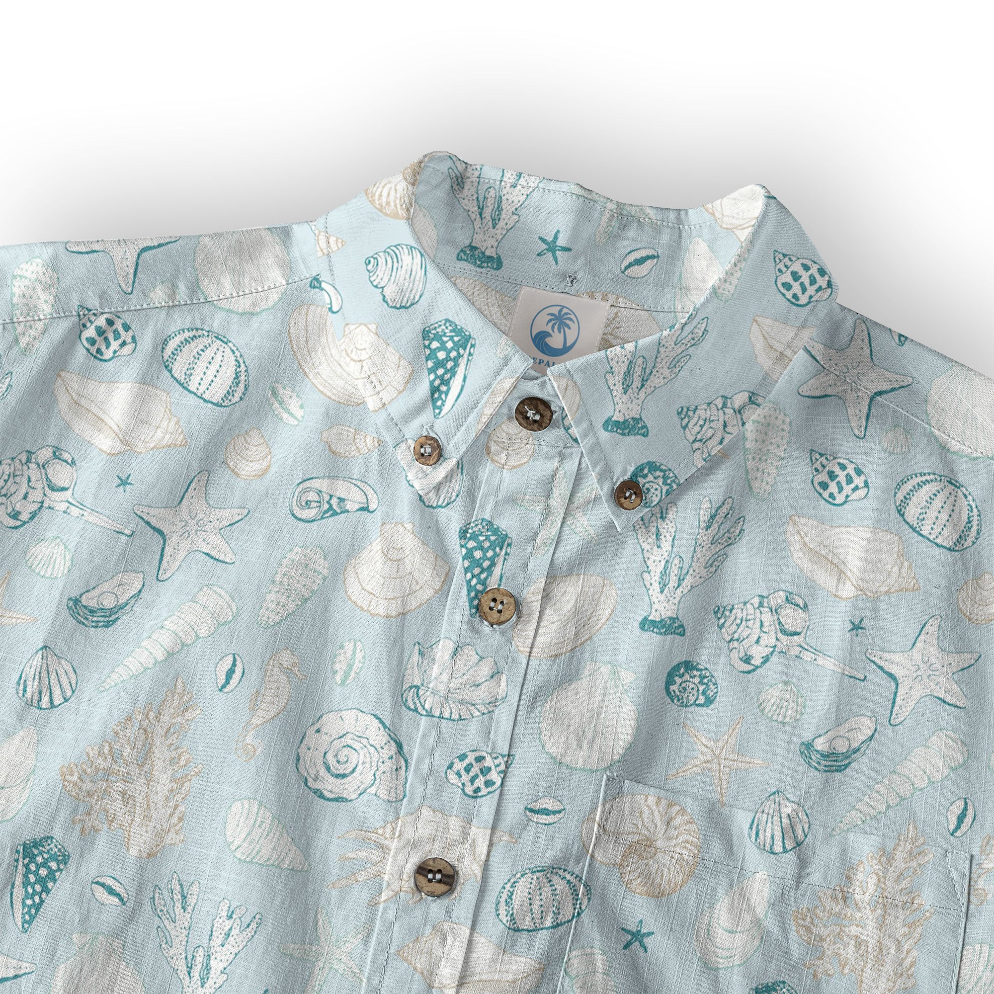Ocean Animals Hawaiian Shirt for Men Women, Sea Life Aloha Hawaiian Shirt - The Palmix
