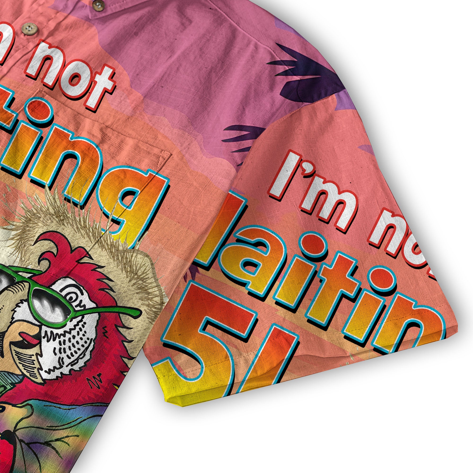 Funny Parrot Summer Party Hawaiian Shirt, I'm Not Waiting Til 5 O'clock Beach Vacation Button Up Shirt, Cocktail Tropical Hawaiian Shirt - The Palmix