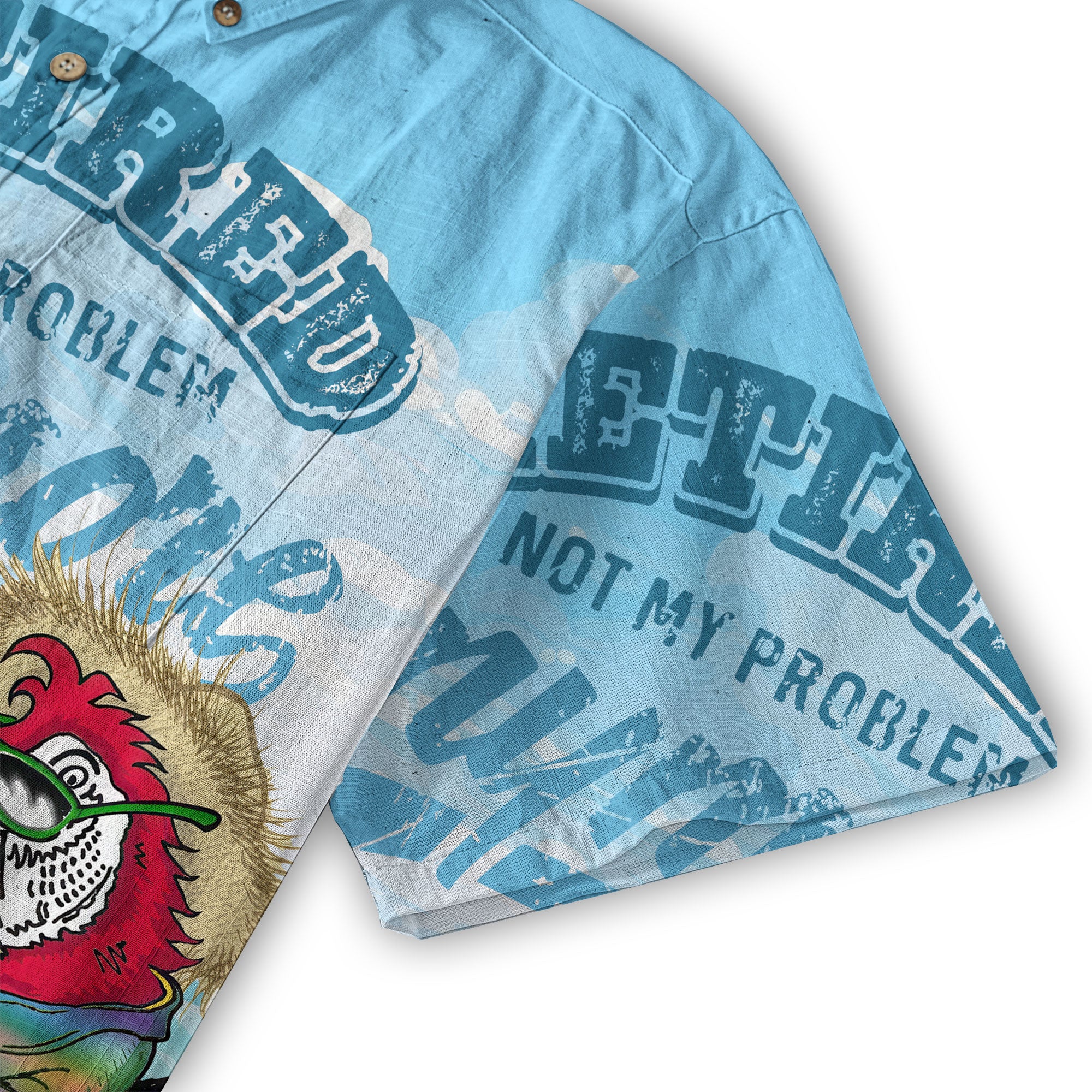 Retired Not My Problem Anymore Parrot Hawaiian Shirt - The Palmix