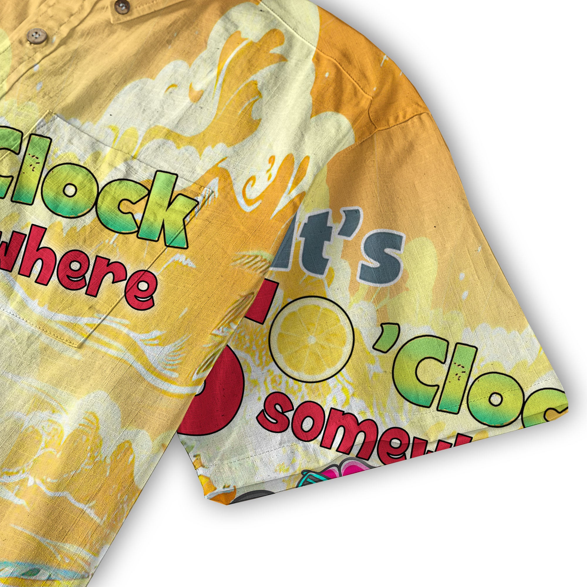 Flamingo It's 5 O'Clock Somewhere Beer Party On The Beach Hawaii Shirt - The Palmix