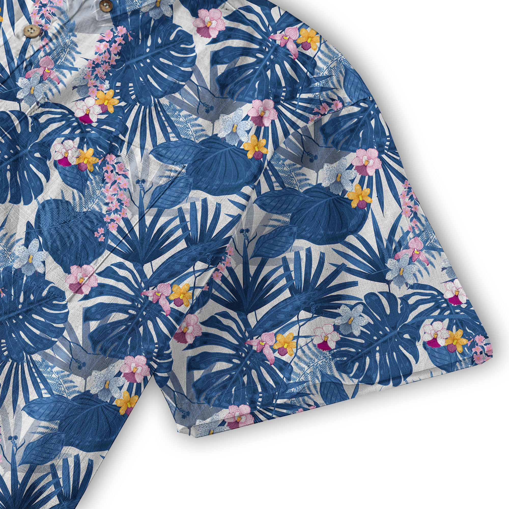 Tropical Floral Pattern Hawaii Shirt, Tranquil Blossom Hawaii Shirt - The Palmix