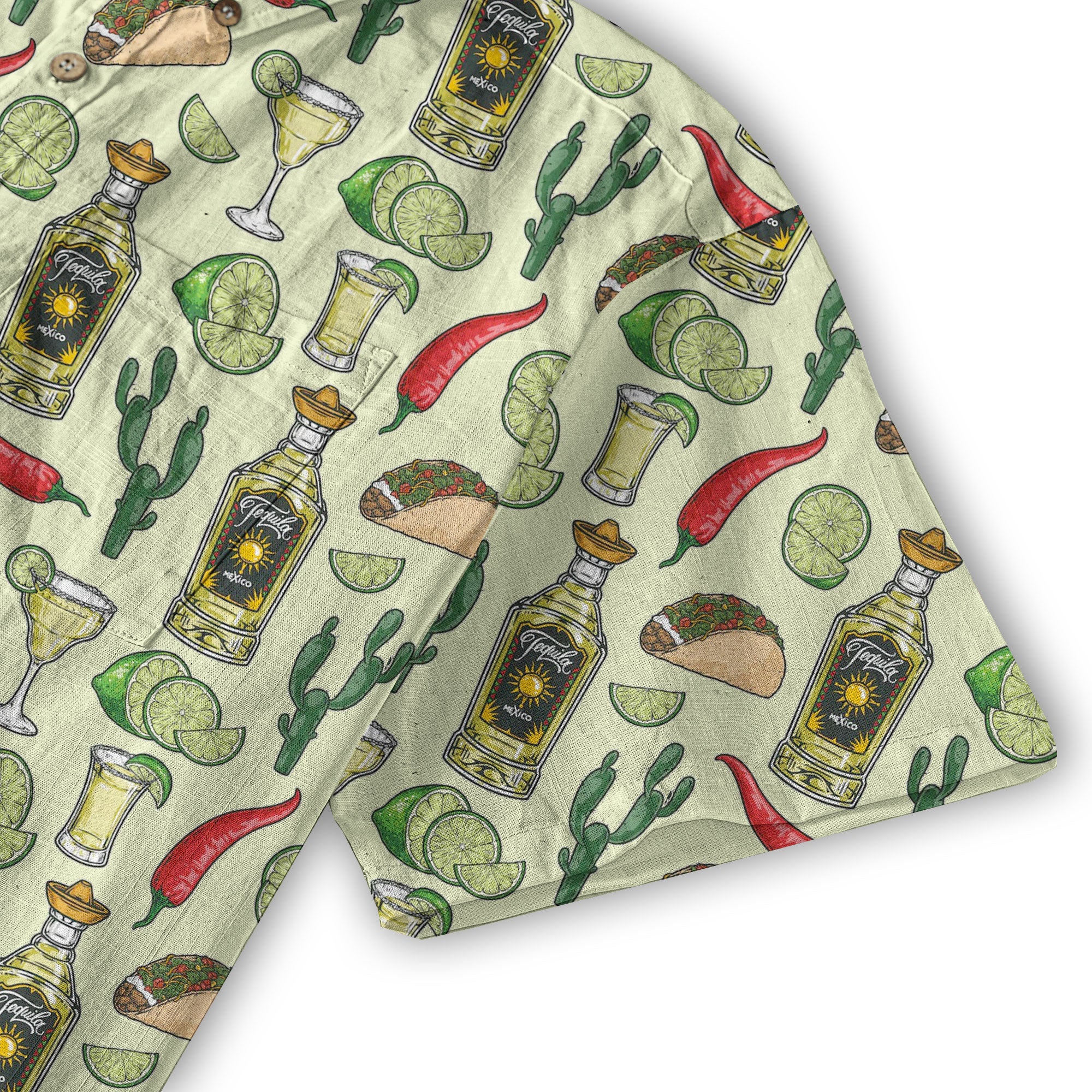 Tequila Cinco De Mayo Pattern Hawaii Shirt - The Palmix