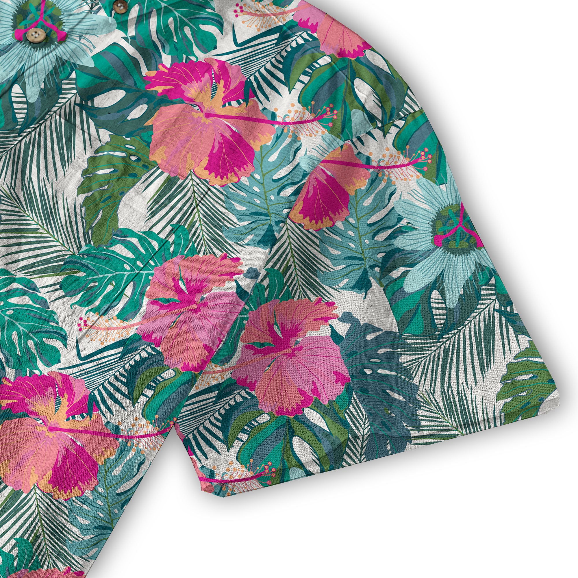 Flowers Hawaii Pattern Shirt, Aloha Hawaiian Shirt - The Palmix