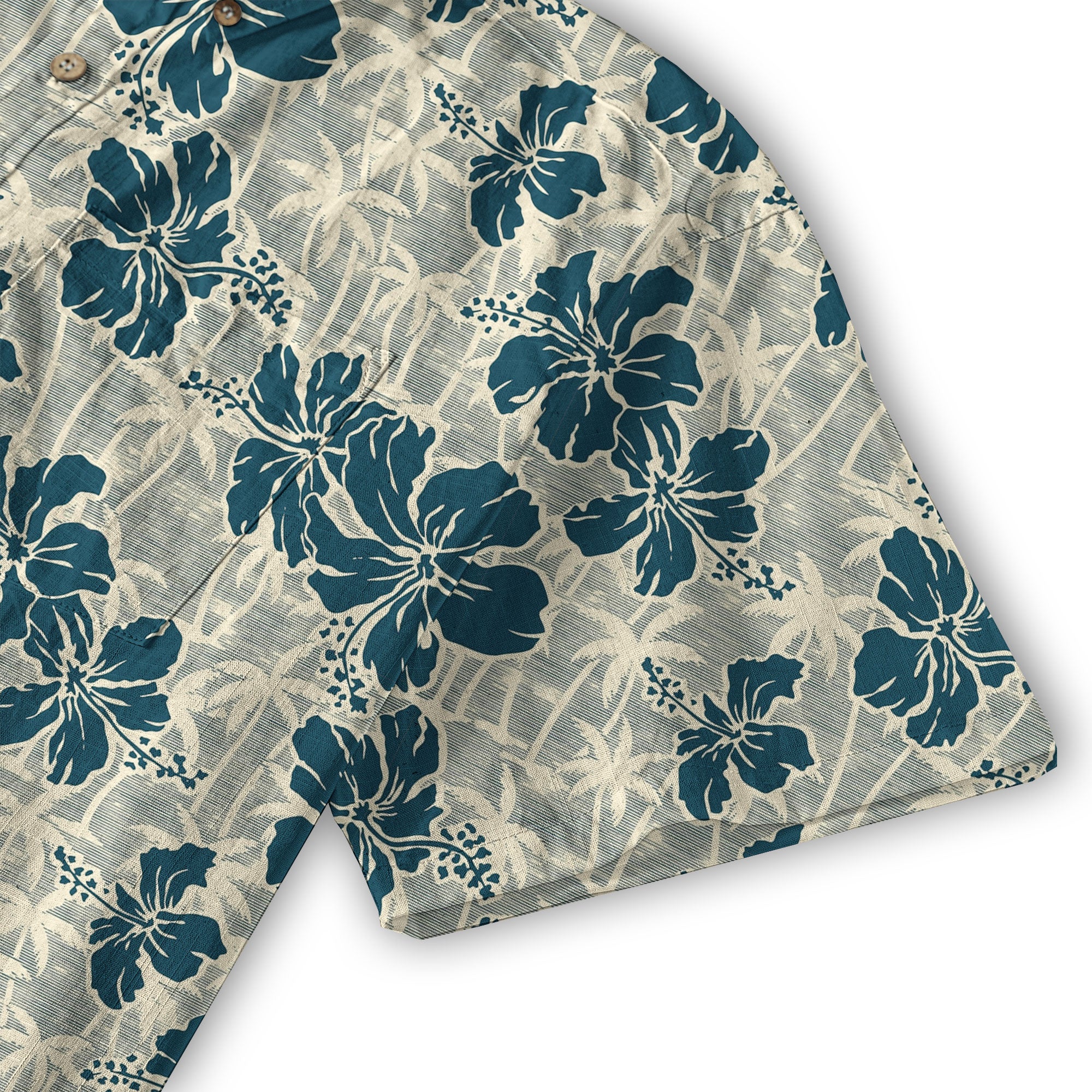 Hibiscus Flowers With Palm Tree Hawaii Shirt - The Palmix