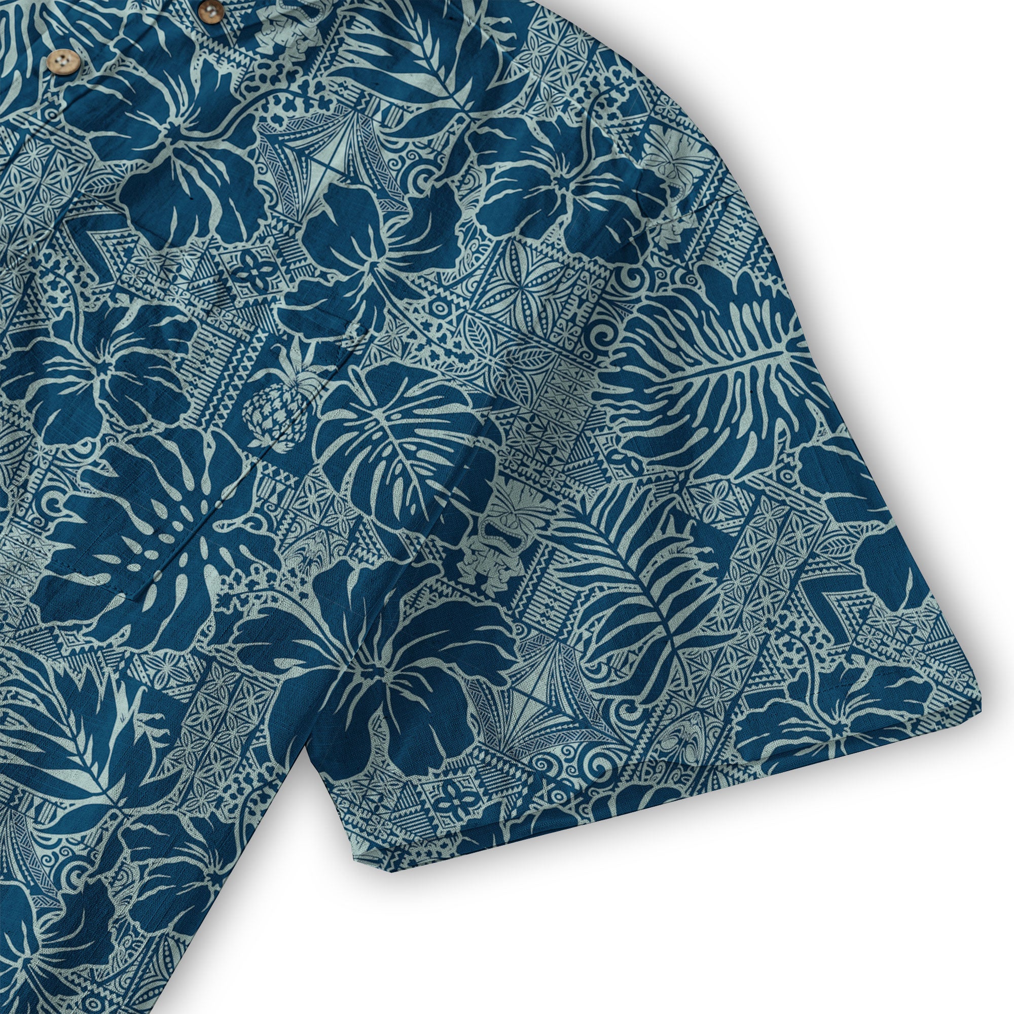 Vintage Hawaiian Style Pattern Hawaii Shirt, Hibiscus Hawaii Shirt - The Palmix