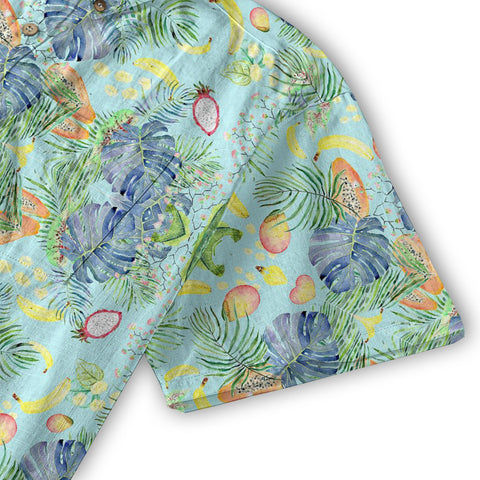 Tiger And Peacock Jungle Aloha Hawaiian Shirt - The Palmix