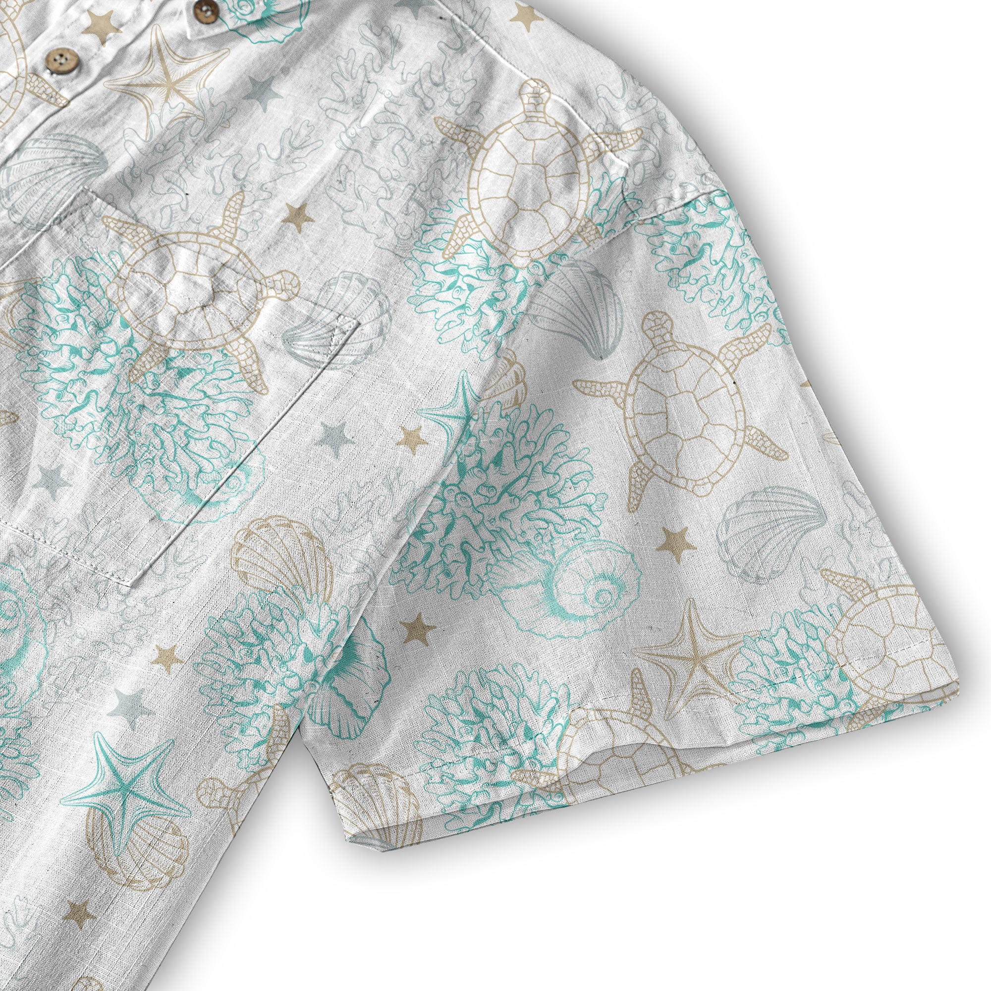 Sea Ocean Animals Women's Hawaiian Shirt, Ocean Animals Hawaiian Shirt - The Palmix