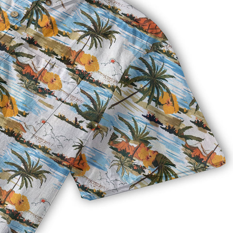 Ocean Animals Hawaiian Shirt for Men Women, Sea Life Aloha Hawaiian Shirt - The Palmix