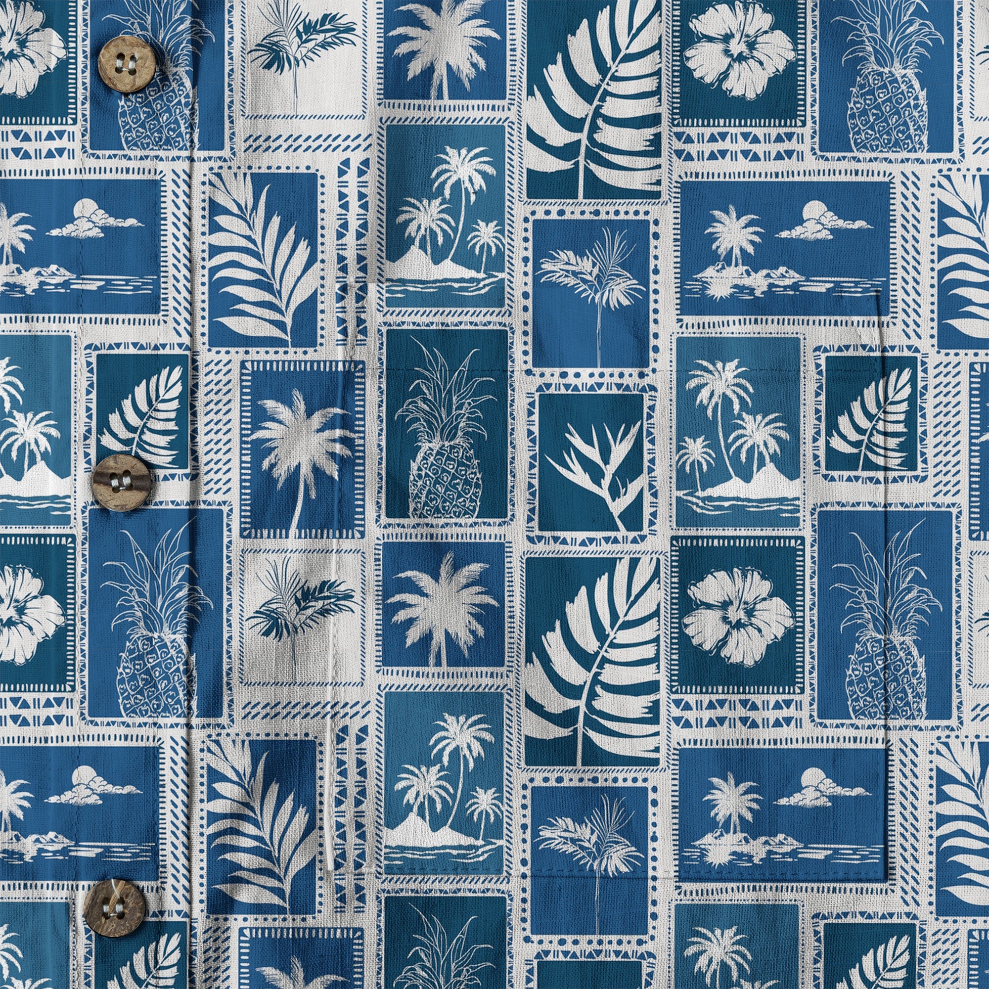 Retro Aloha Flowers Hawaii Shirt, Aloha Pattern Hawaii Shirt - The Palmix