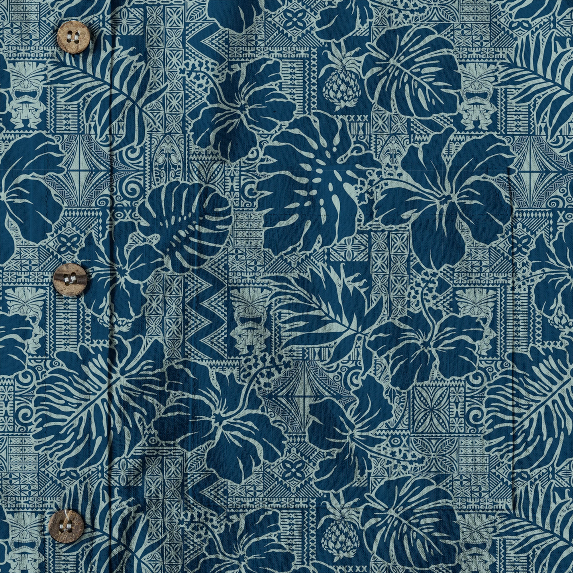 Vintage Hawaiian Style Pattern Hawaii Shirt, Hibiscus Hawaii Shirt - The Palmix