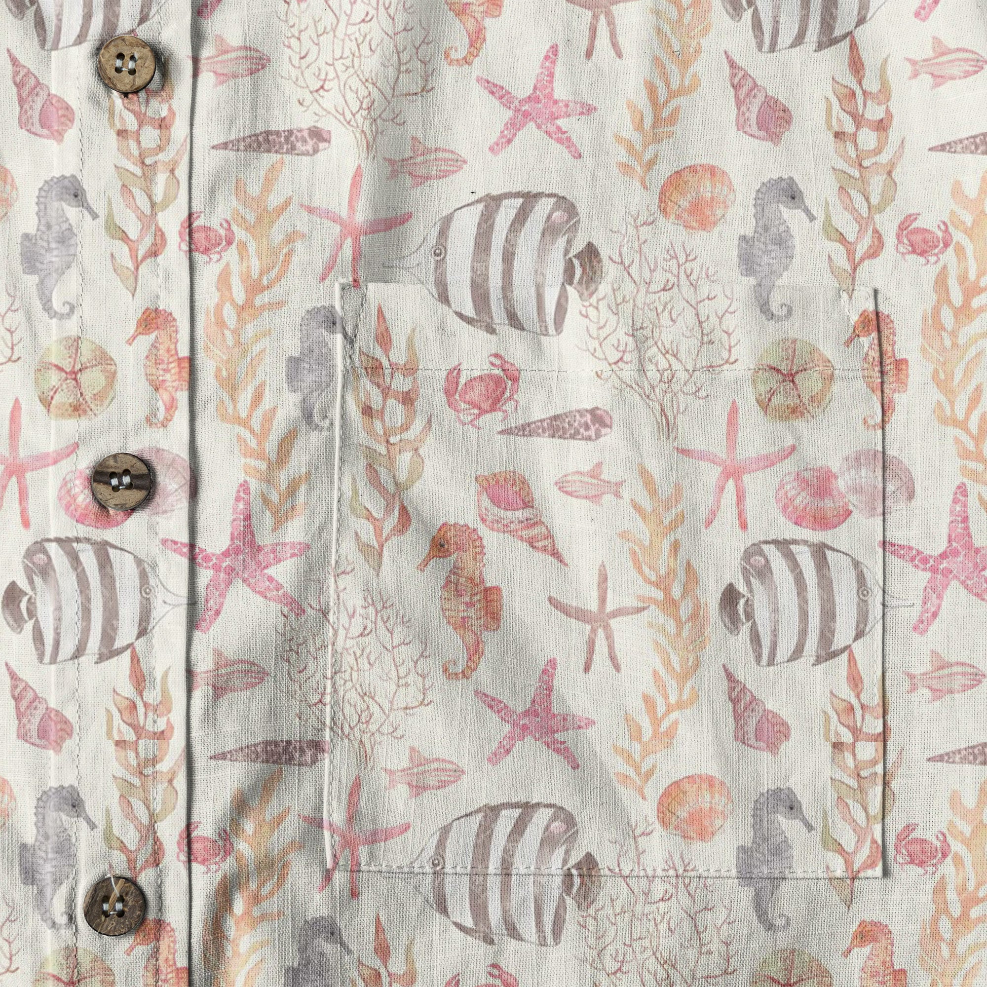 Sea Ocean Animals Women's Hawaiian Shirt, Ocean Animals Hawaiian Shirt - The Palmix