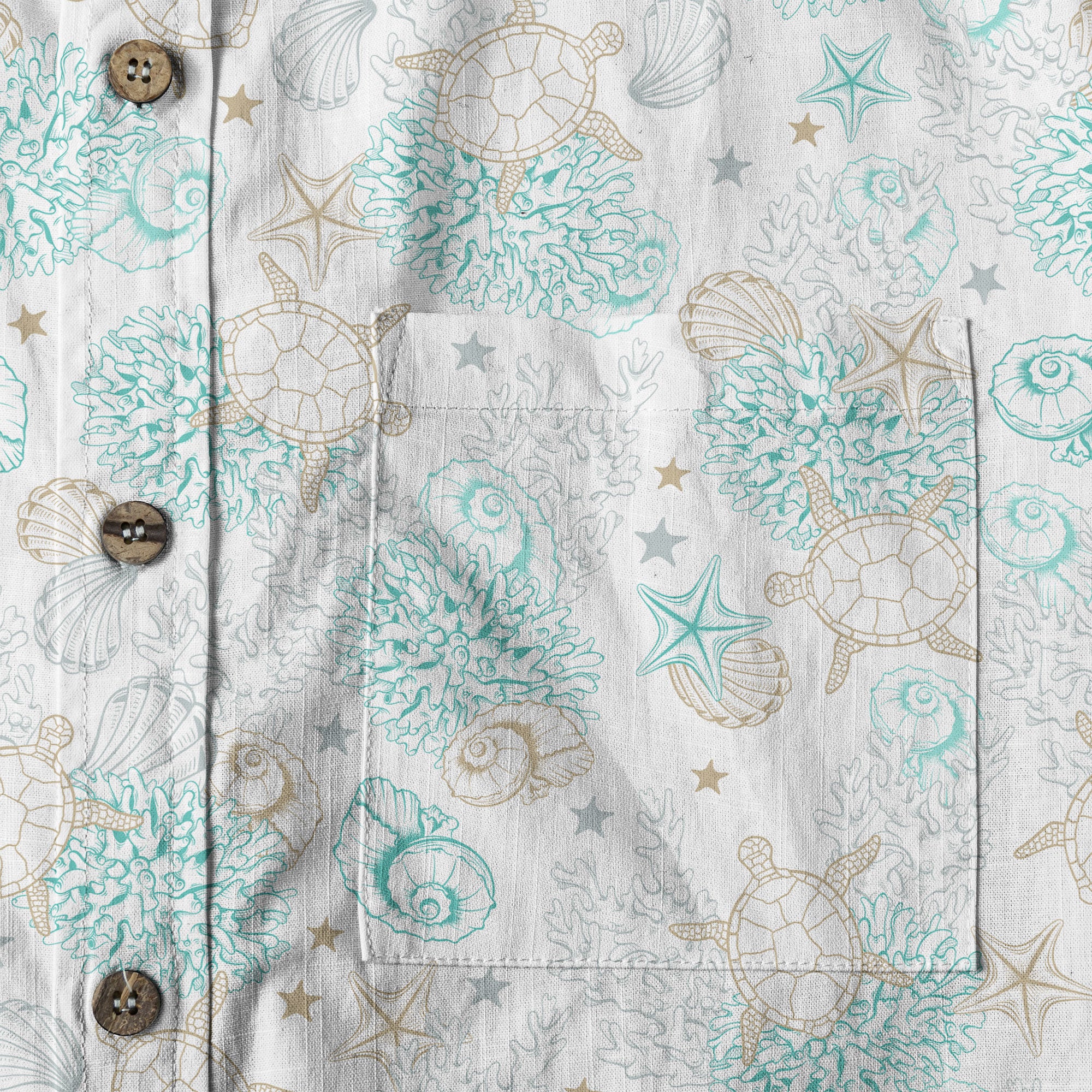 Sea Ocean Animals Women's Hawaiian Shirt, Ocean Animals Hawaiian Shirt - The Palmix