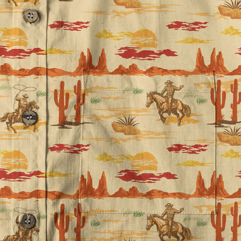Horses Running Desert Western Hawaiian Shirt Desert Summer Beach Aloha Shirt - The Palmix