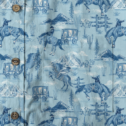 Horses Running Desert Western Hawaiian Shirt Desert Summer Beach Aloha Shirt - The Palmix