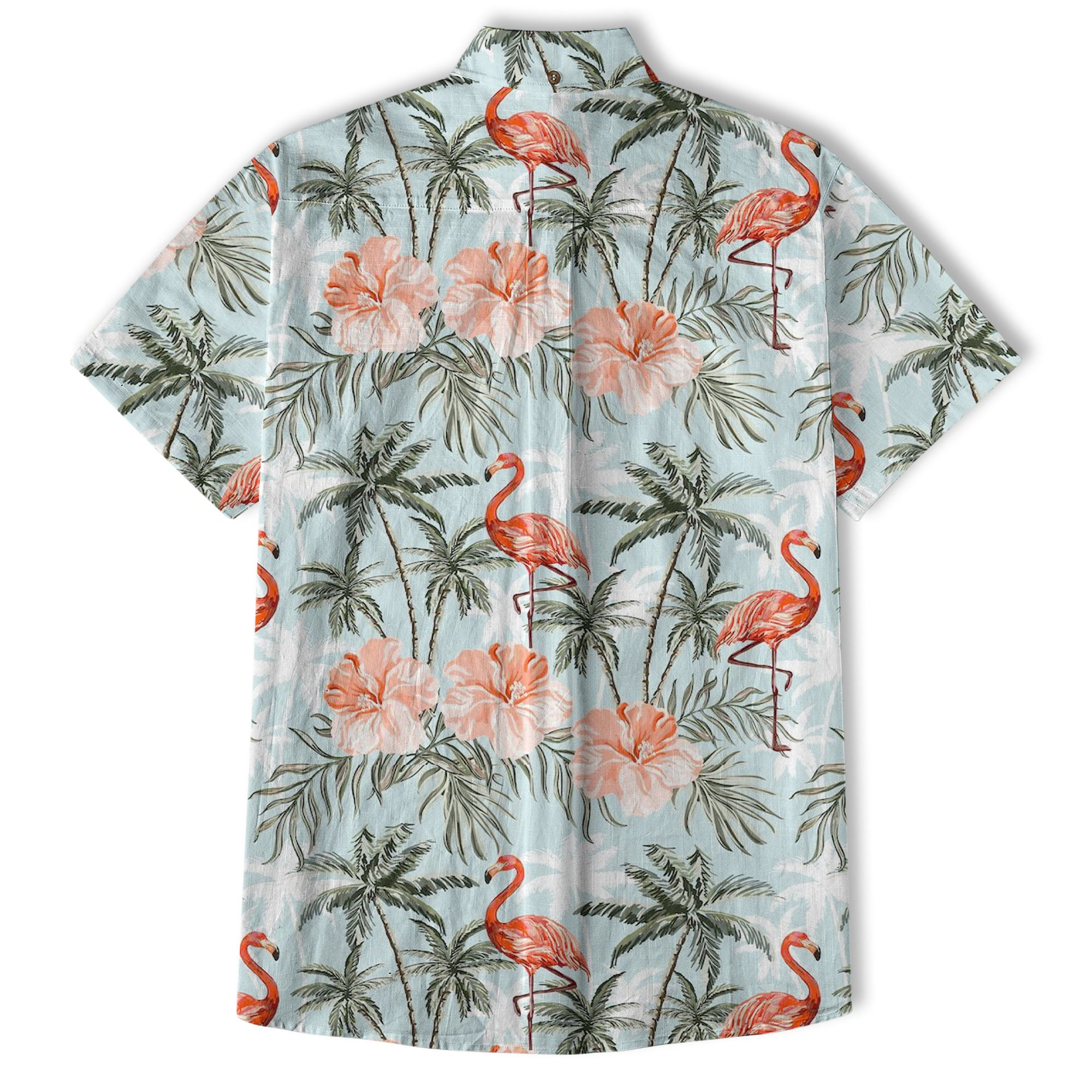 Flamingo Aloha Hawaii Shirt, Summer Beach Hawaii Shirt - The Palmix