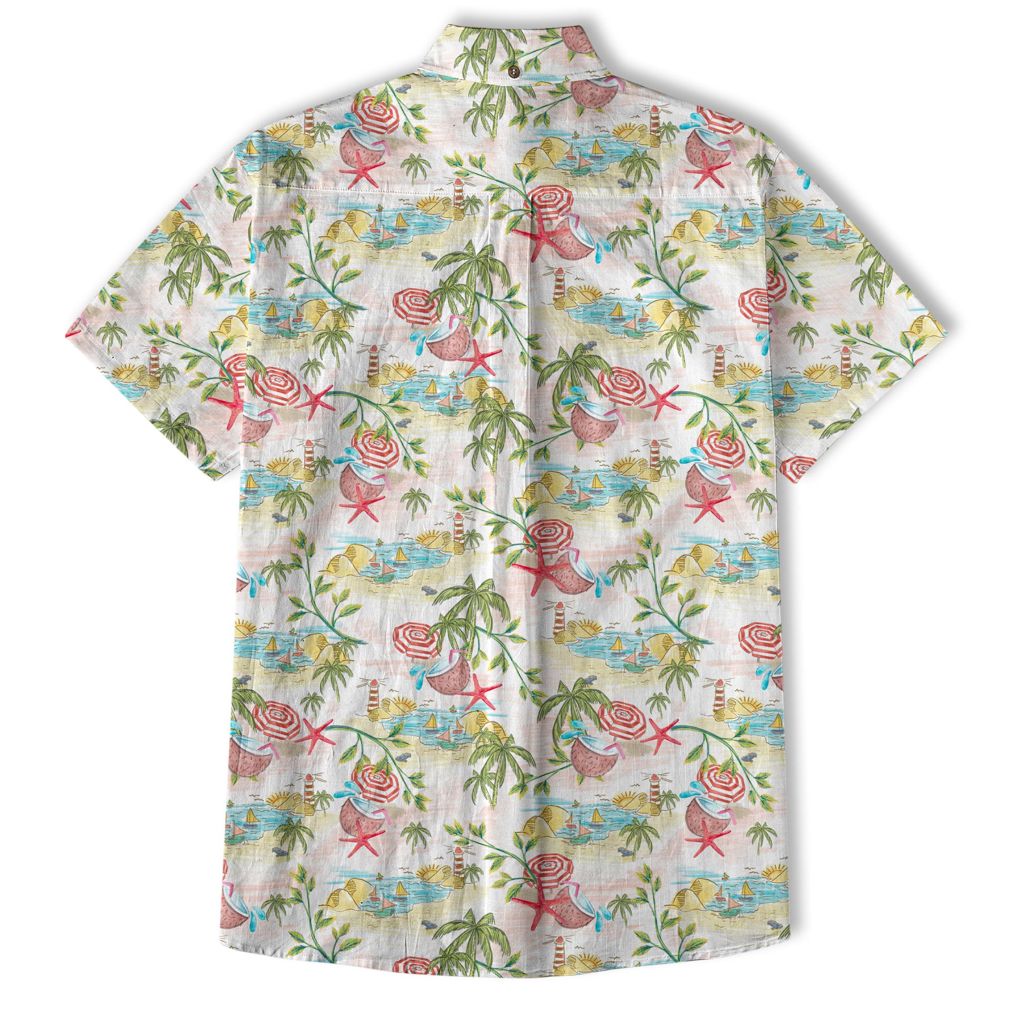 Summer Beach Flowers Hawaii Shirt, Aloha Pattern Hawaii Shirt - The Palmix