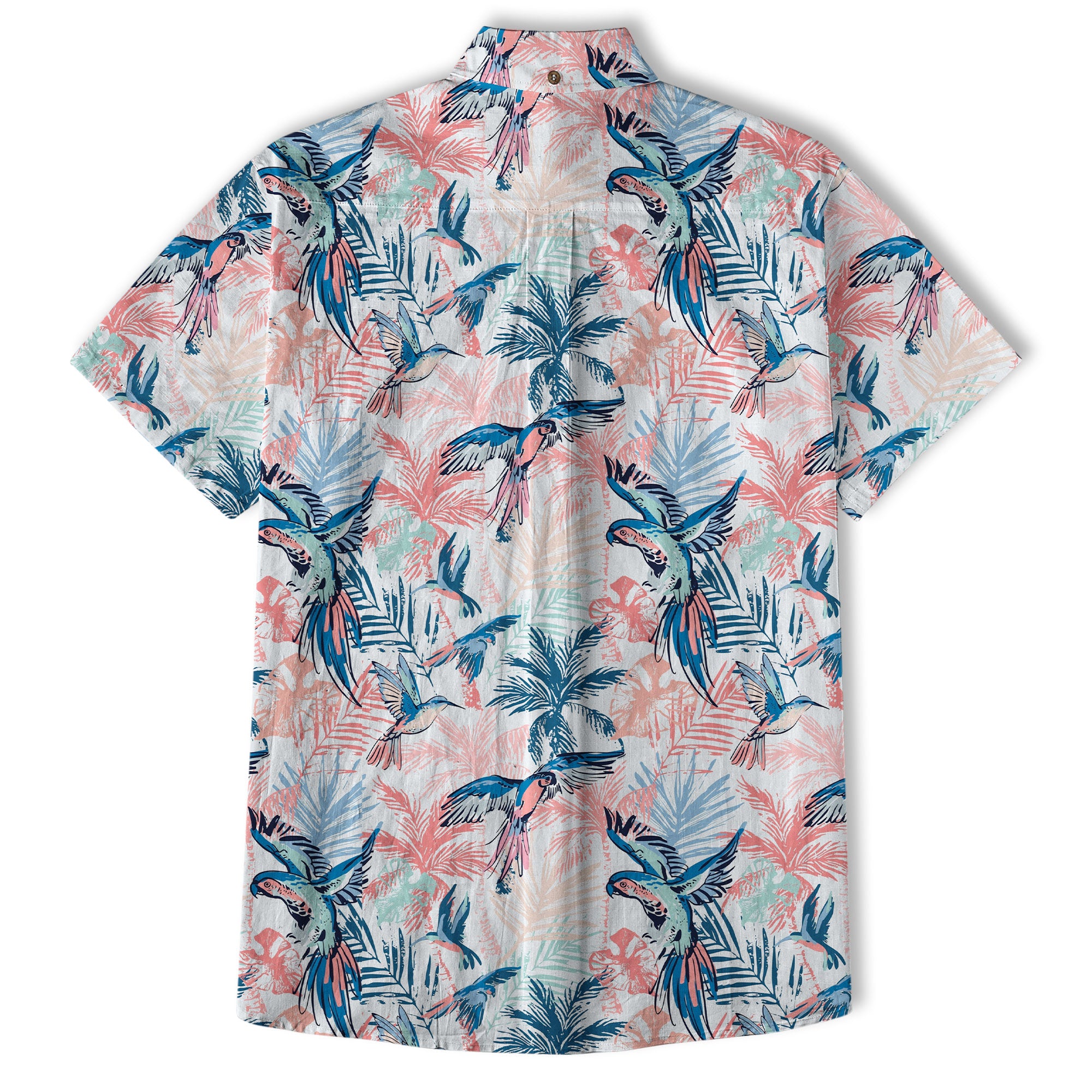 Flying Bird Aloha Flowers Hawaii Shirt, Hibiscus Hawaii Shirt - The Palmix