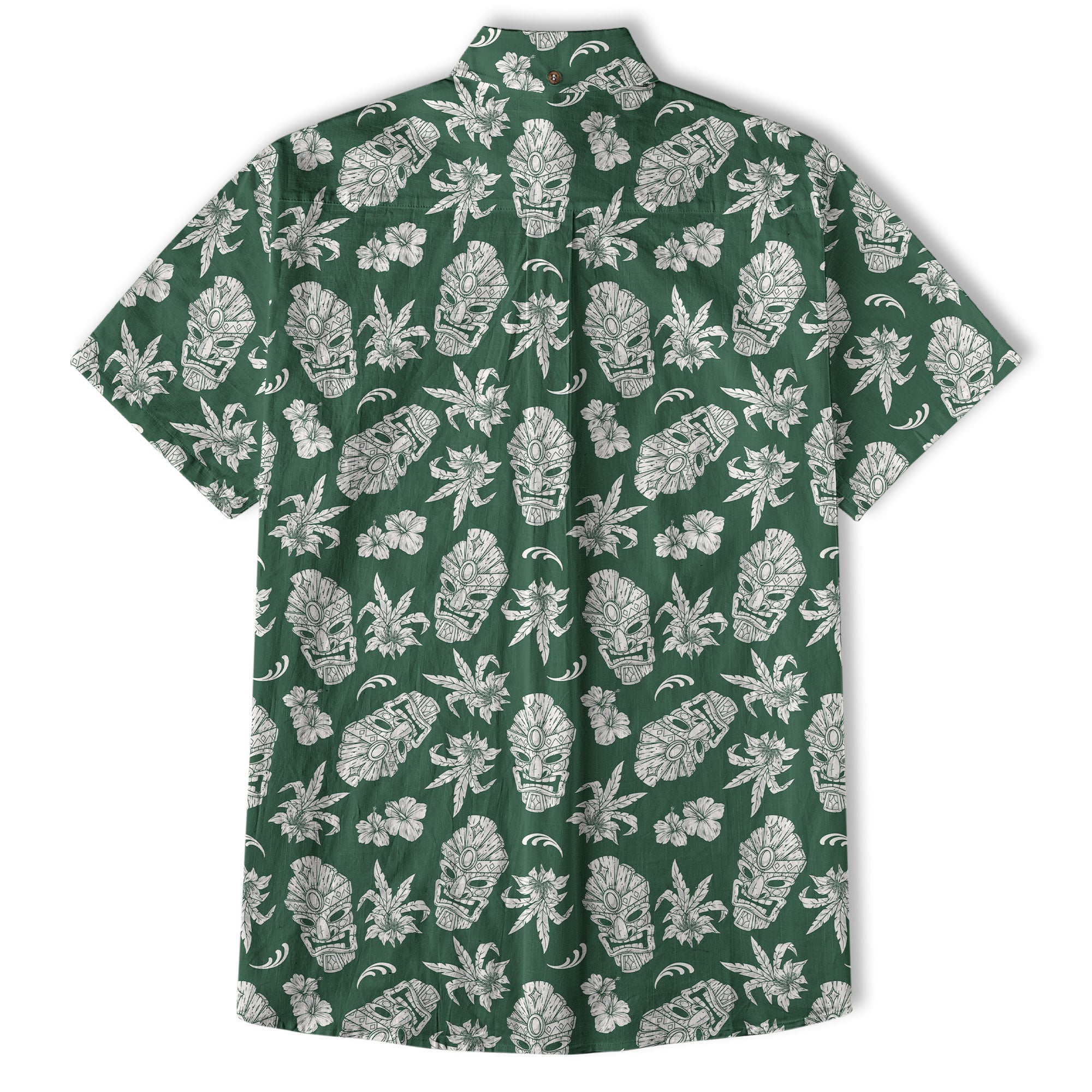Tiki Mask Pattern Hawaii Shirt for Men - The Palmix