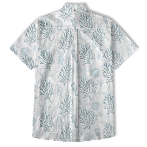 Sea Ocean Animals Women's Hawaiian Shirt, Ocean Animals Hawaiian Shirt - The Palmix