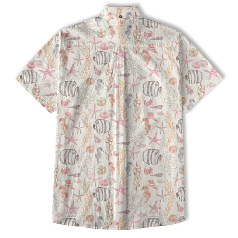 Sea Ocean Animals Women's Hawaiian Shirt, Ocean Animals Hawaiian Shirt - The Palmix