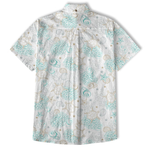 Sea Ocean Animals Women's Hawaiian Shirt, Ocean Animals Hawaiian Shirt - The Palmix