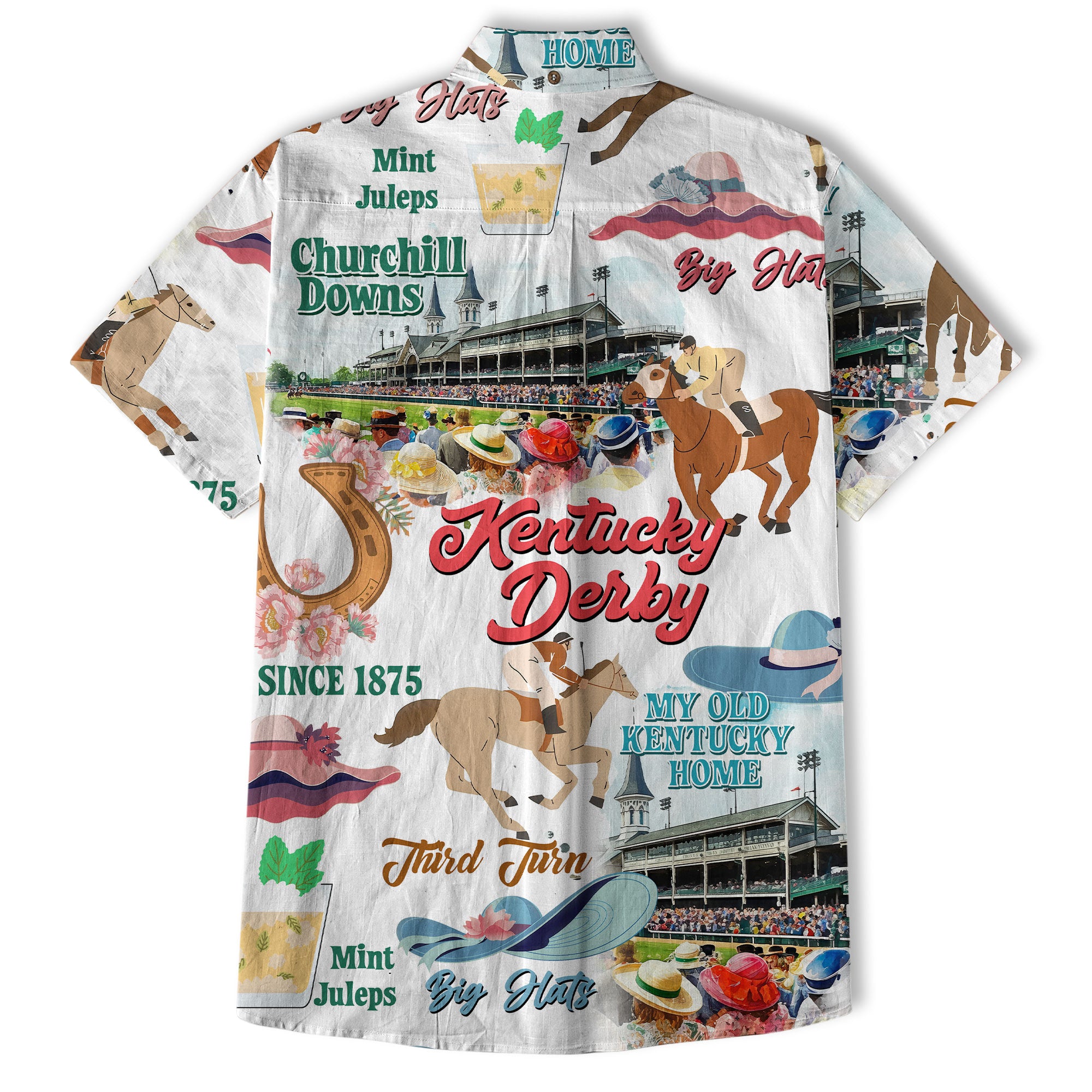 2025 Kentucky Derby Hawaiian Shirt KY Churchill Downs Derby Day Gifts - The Palmix
