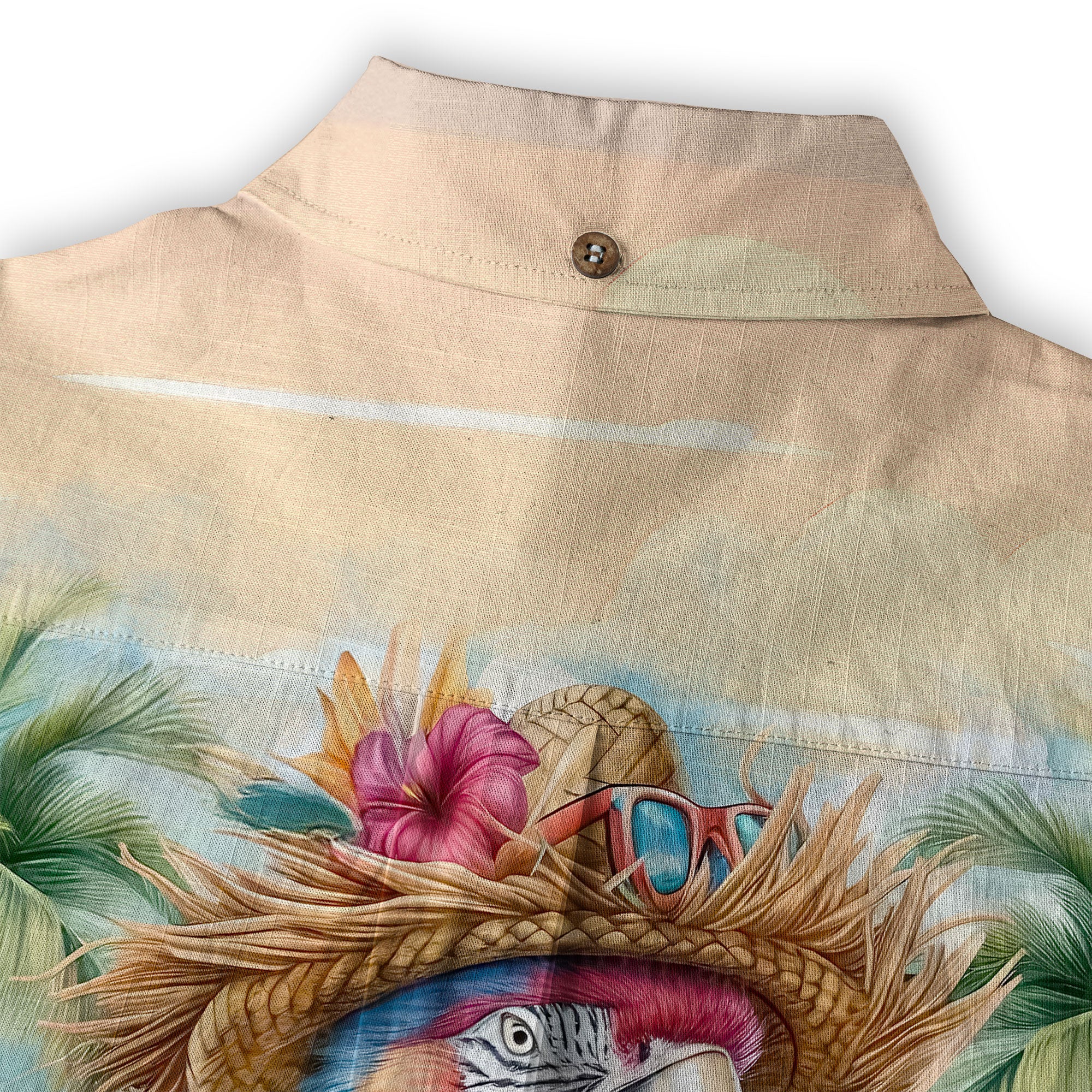 No Shoes No Shirt No Problem Funny Parrot Aloha Hawaiian Shirt, Tropical Aloha Hawaiian Shirt - The Palmix