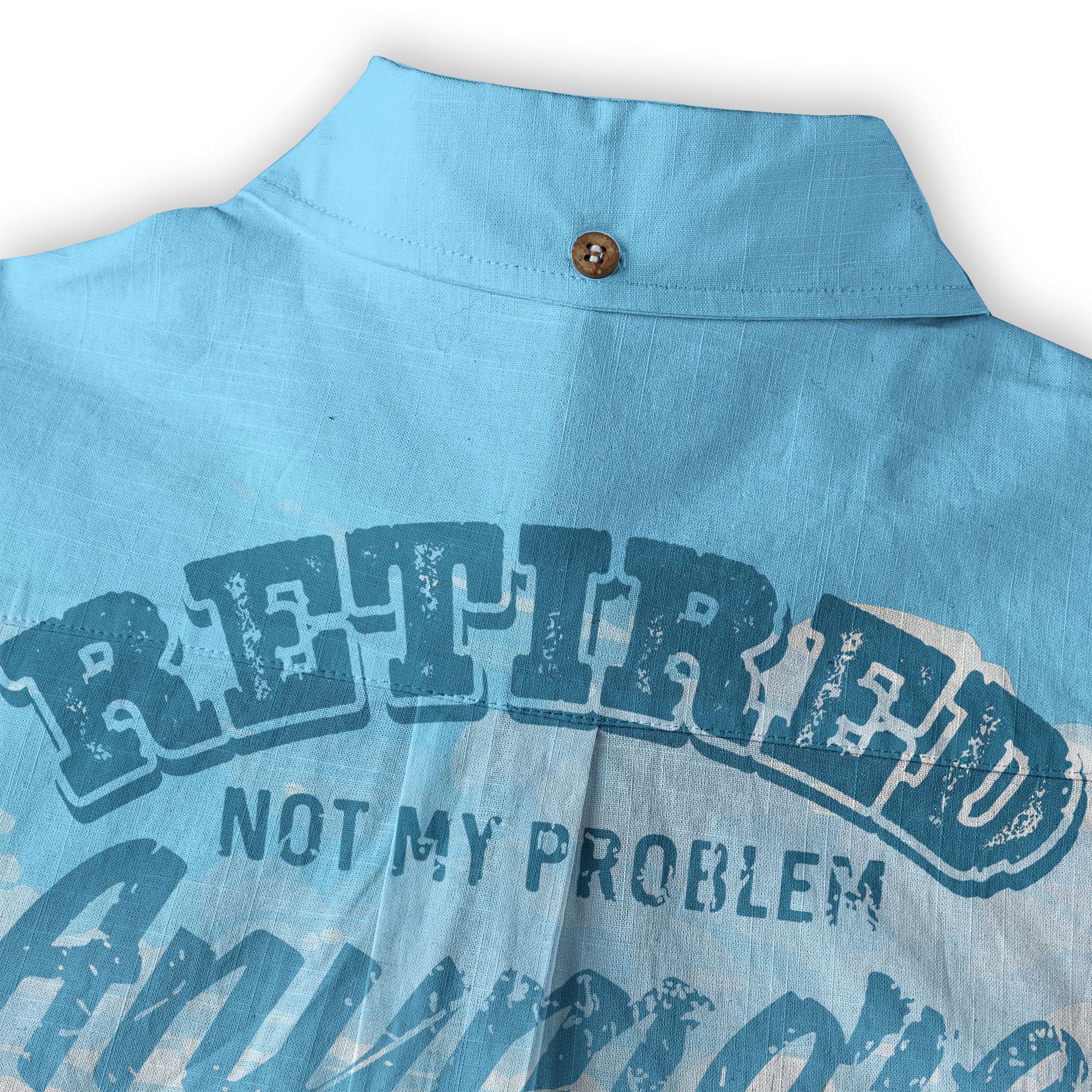 Retired Not My Problem Anymore Parrot Hawaiian Shirt - The Palmix