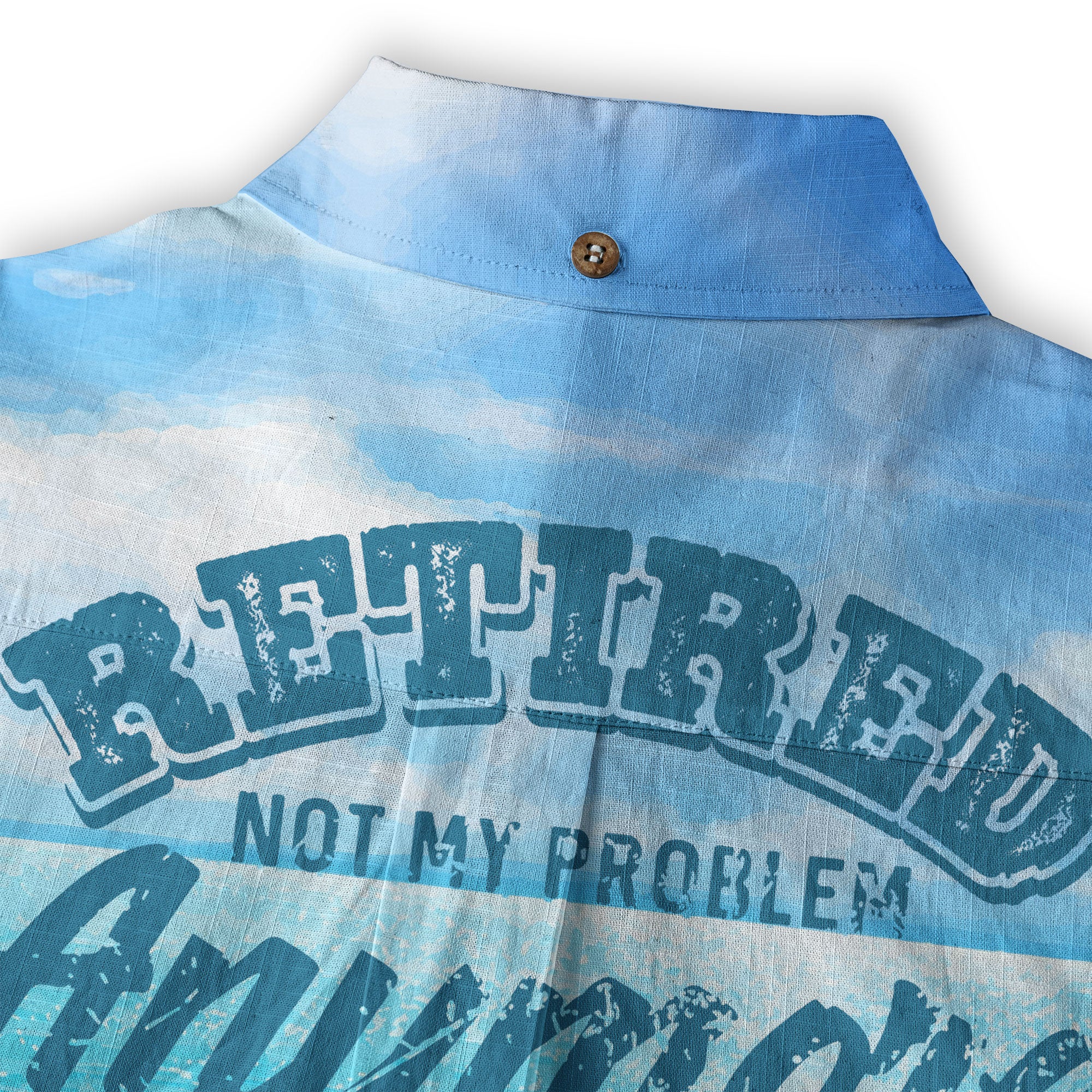 Parrots Retired Not My Problem Anymore Short Sleeve Hawaiian Shirt - The Palmix