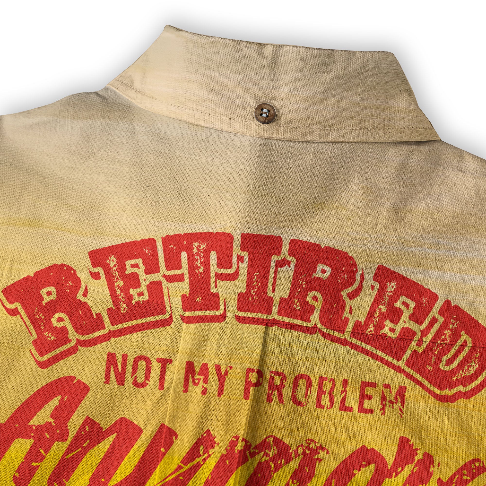 Sunset Beach Parrots Party Shirts Retired Not My Problem Anymore Hawaiian Shirt - The Palmix