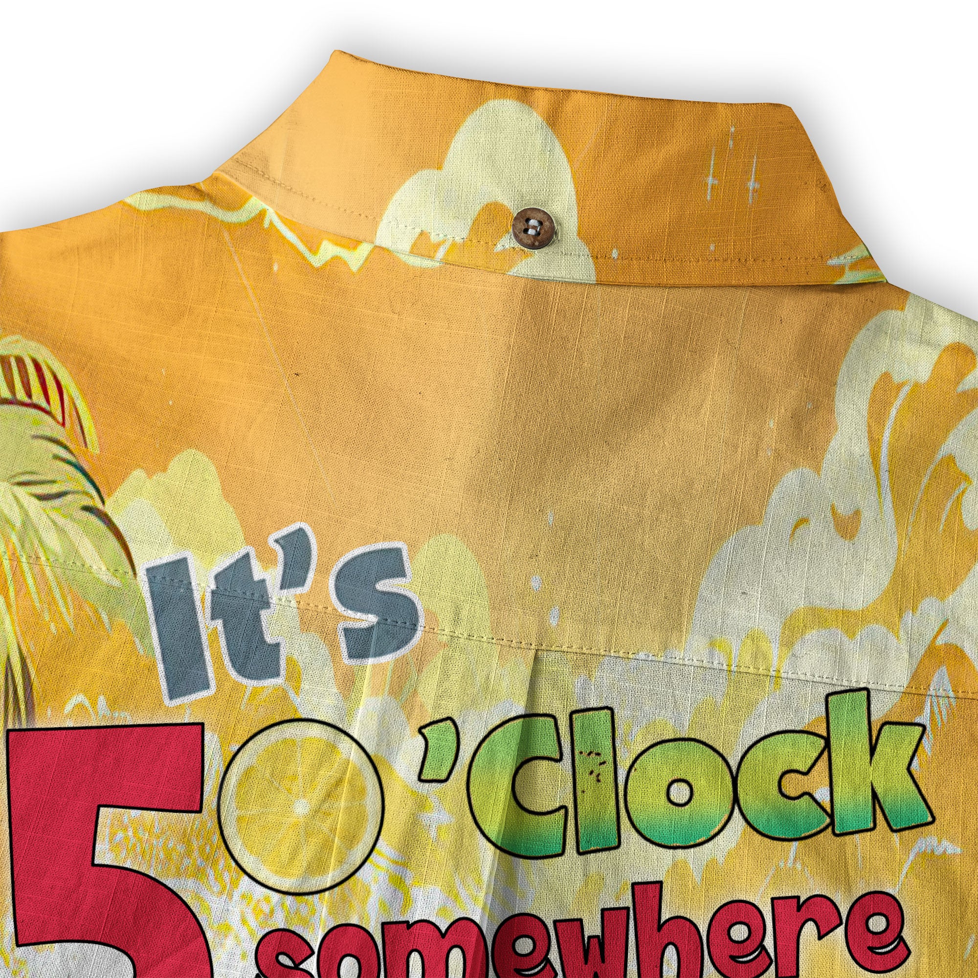 Flamingo It's 5 O'Clock Somewhere Beer Party On The Beach Hawaii Shirt - The Palmix