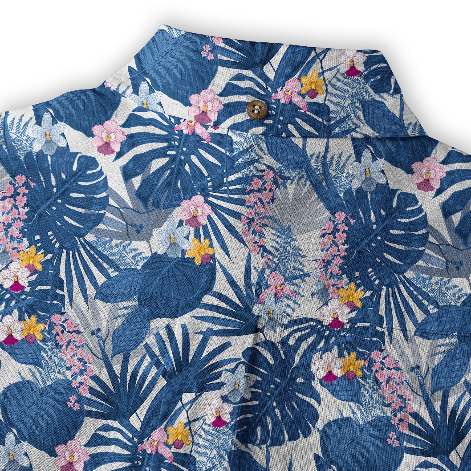 Tropical Floral Pattern Hawaii Shirt, Tranquil Blossom Hawaii Shirt - The Palmix