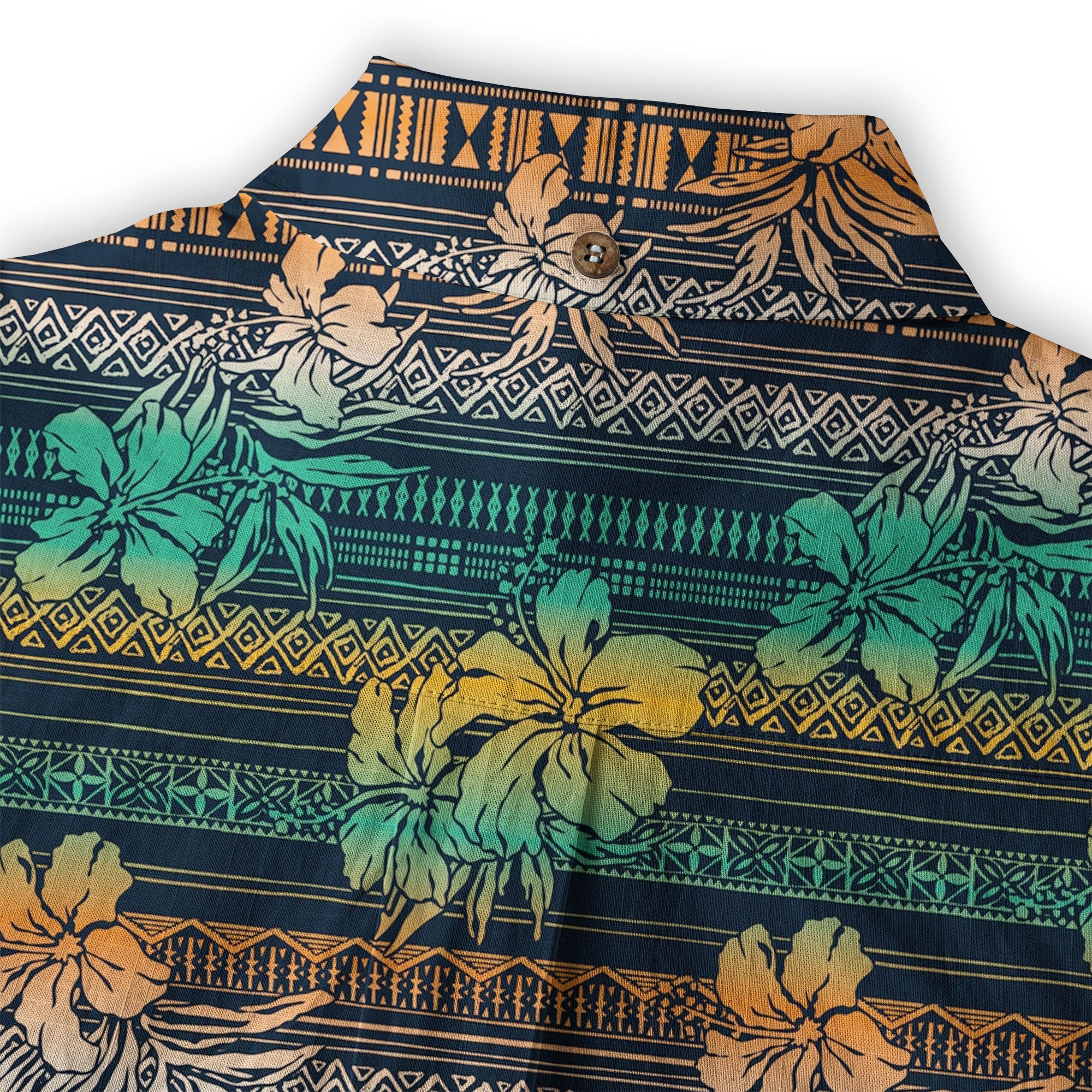 Vintage Hawaiian Style Pattern Hawaii Shirt, Hibiscus Hawaii Shirt - The Palmix