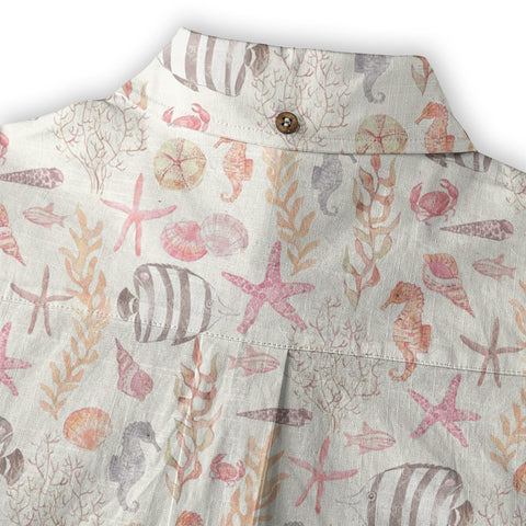 Sea Ocean Animals Women's Hawaiian Shirt, Ocean Animals Hawaiian Shirt - The Palmix
